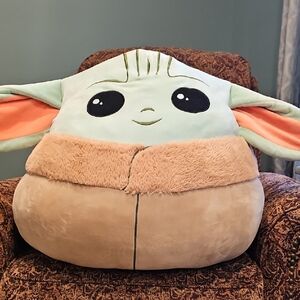 Squishmallow Star Wars Plush 20" XL The Child Baby Yoda Grogu Mandalorian.